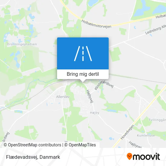 Flædevadsvej kort