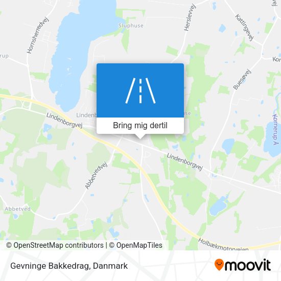 Gevninge Bakkedrag kort