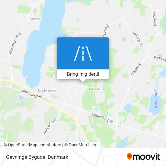 Gevninge Bygade kort