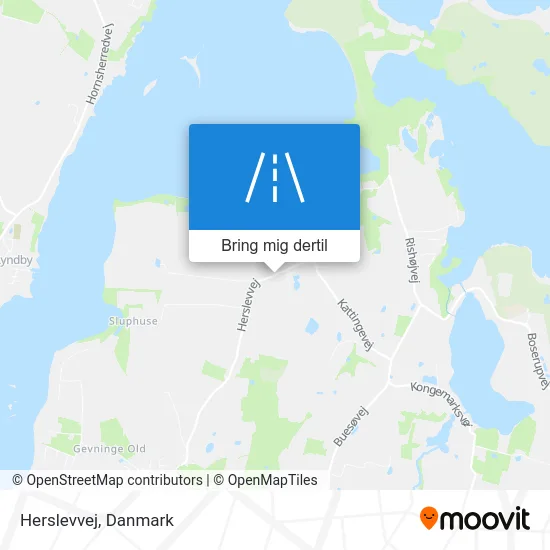 Herslevvej kort