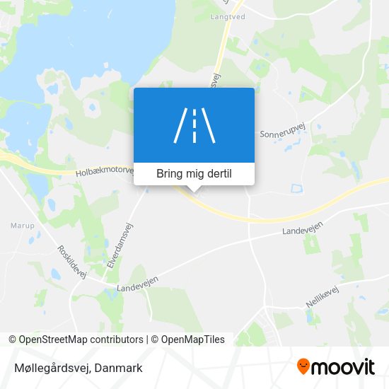 Møllegårdsvej kort