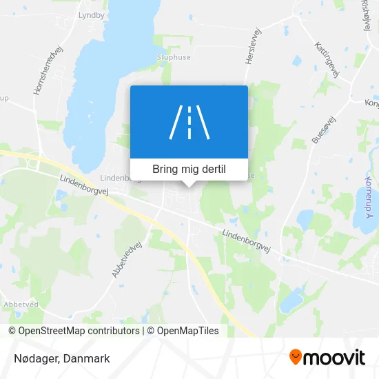 Nødager kort