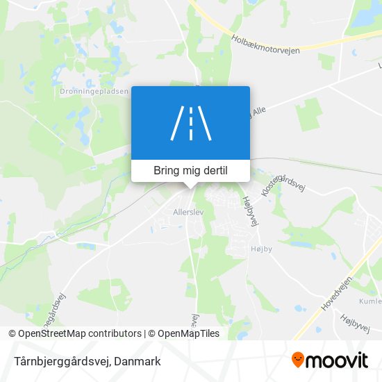 Tårnbjerggårdsvej kort