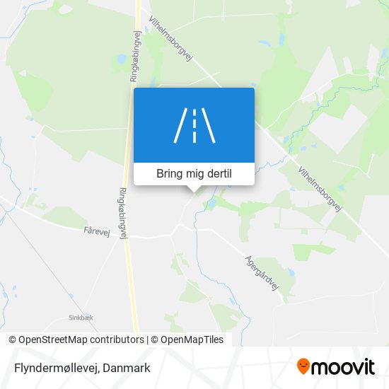 Flyndermøllevej kort