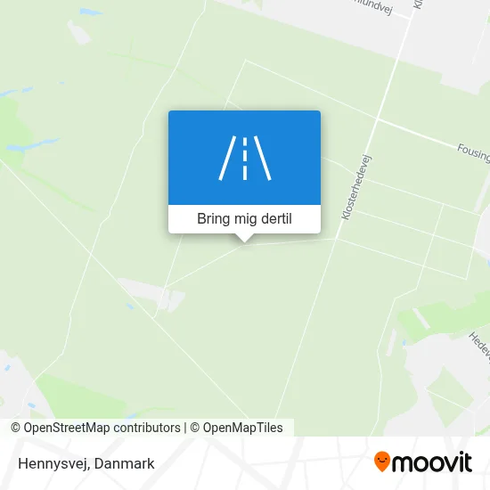Hennysvej kort
