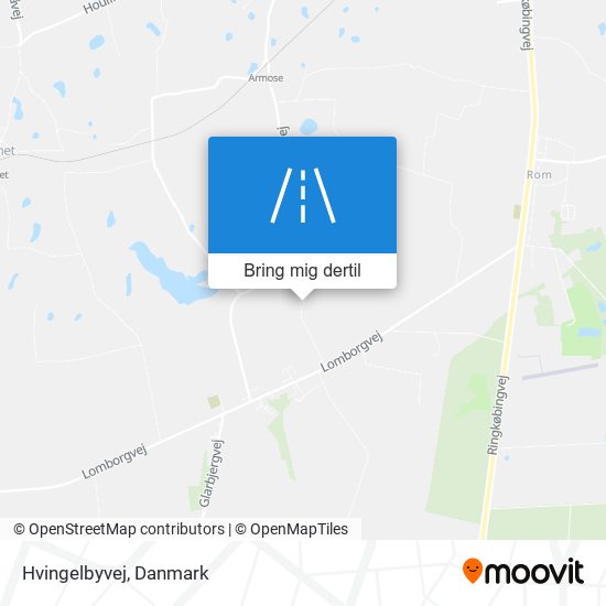 Hvingelbyvej kort