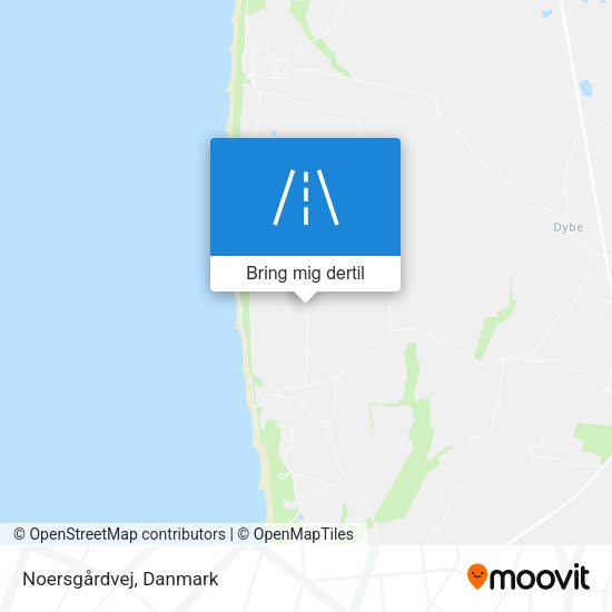 Noersgårdvej kort