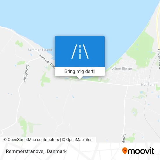 Remmerstrandvej kort