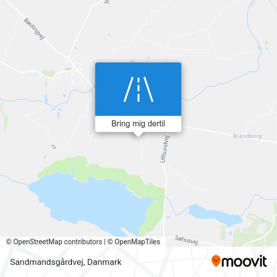 Sandmandsgårdvej kort