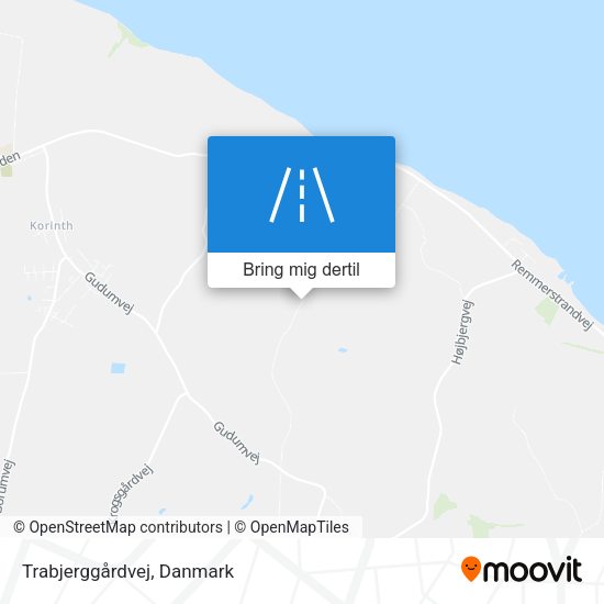 Trabjerggårdvej kort