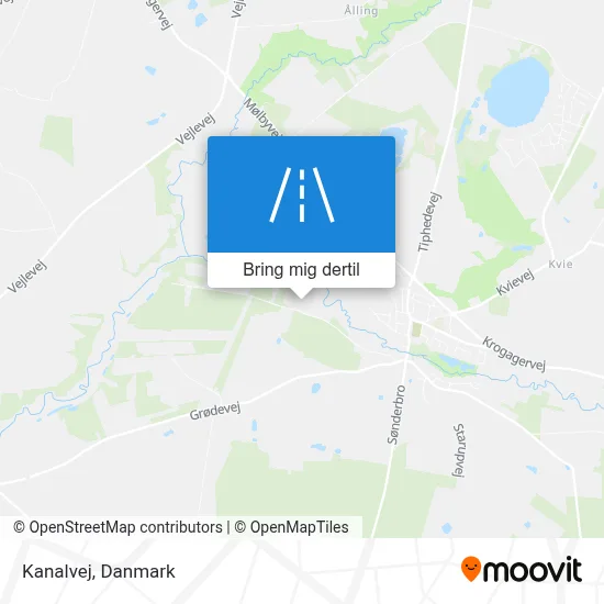 Kanalvej kort