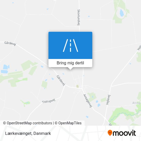 Lærkevænget kort
