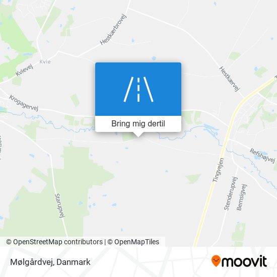 Mølgårdvej kort