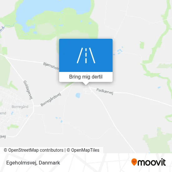Egeholmsvej kort