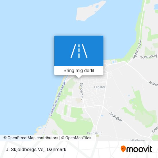 J. Skjoldborgs Vej kort