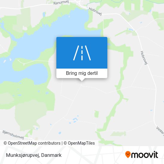 Munksjørupvej kort