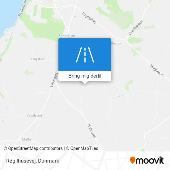 Røgilhusevej kort