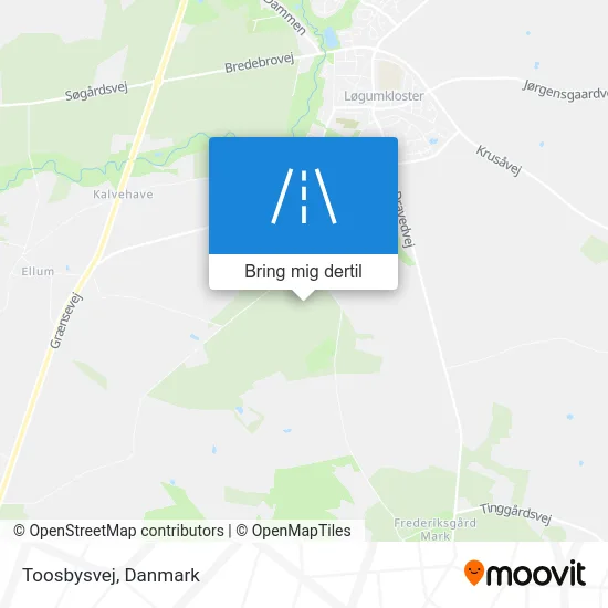 Toosbysvej kort