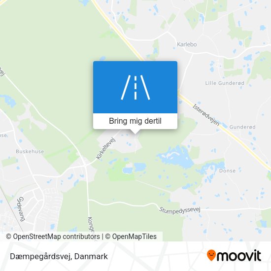 Dæmpegårdsvej kort