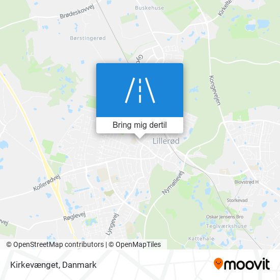 Kirkevænget kort