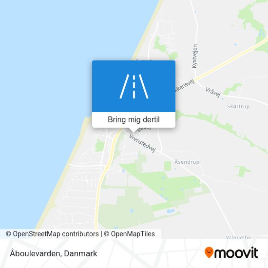 Åboulevarden kort