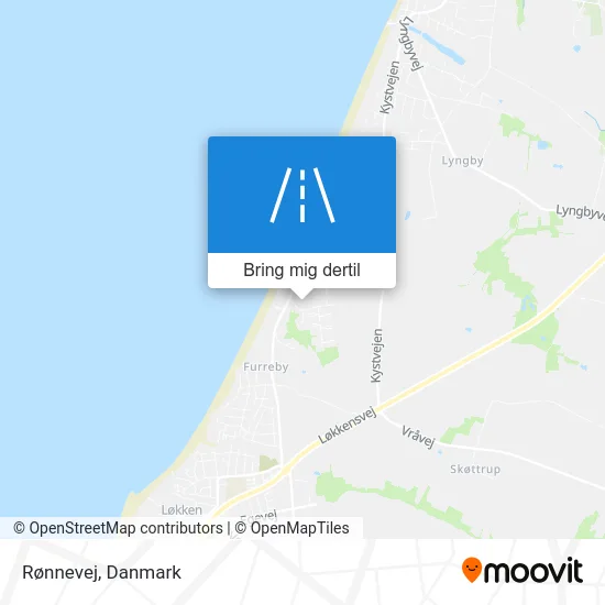 Rønnevej kort