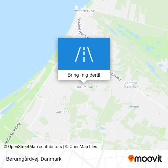Børumgårdvej kort