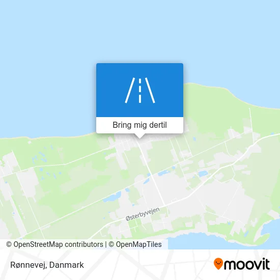 Rønnevej kort