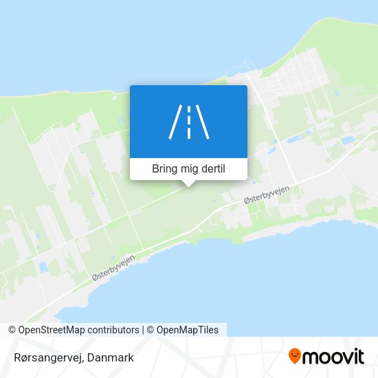 Rørsangervej kort