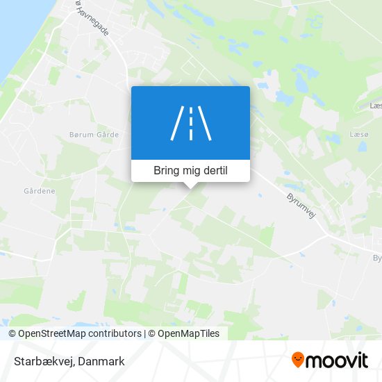 Starbækvej kort