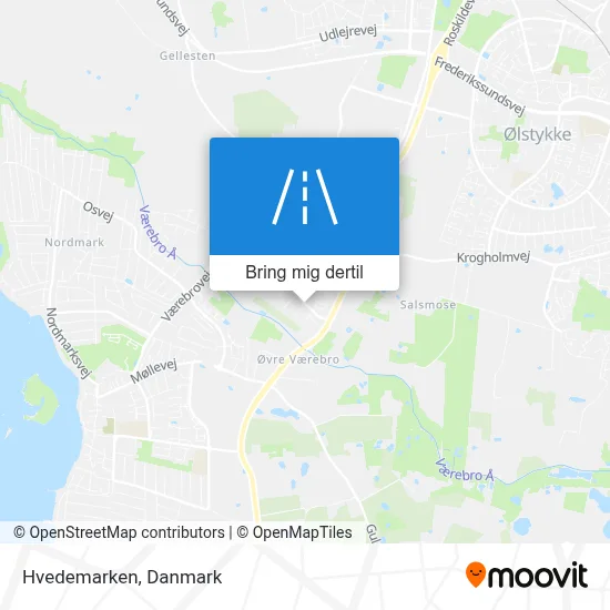 Hvedemarken kort