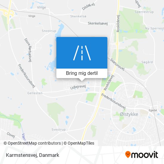 Karmstensvej kort