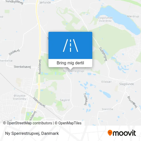 Ny Sperrestrupvej kort
