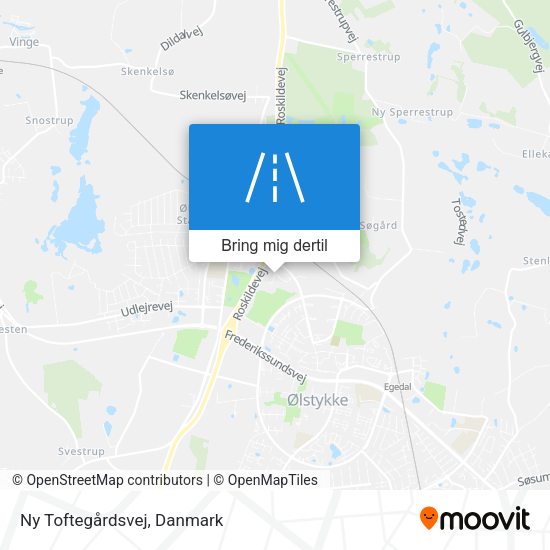 Ny Toftegårdsvej kort