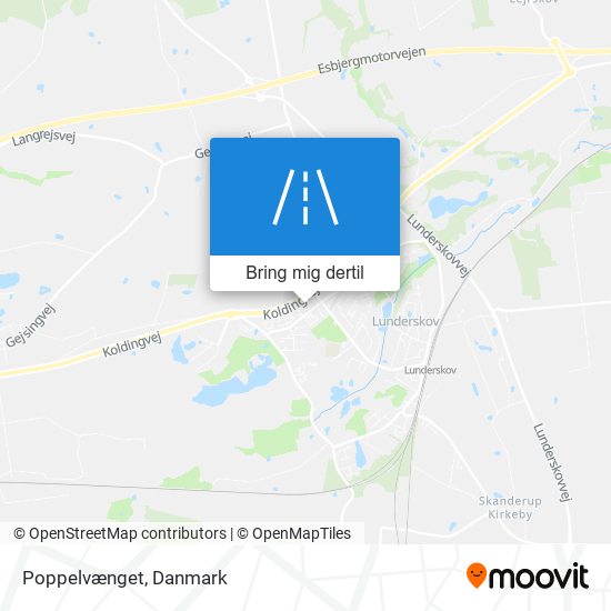 Poppelvænget kort