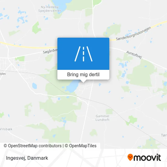 Ingesvej kort