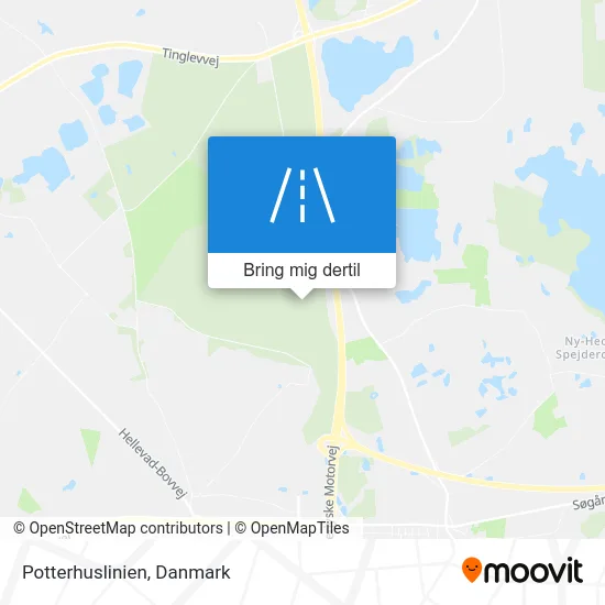 Potterhuslinien kort