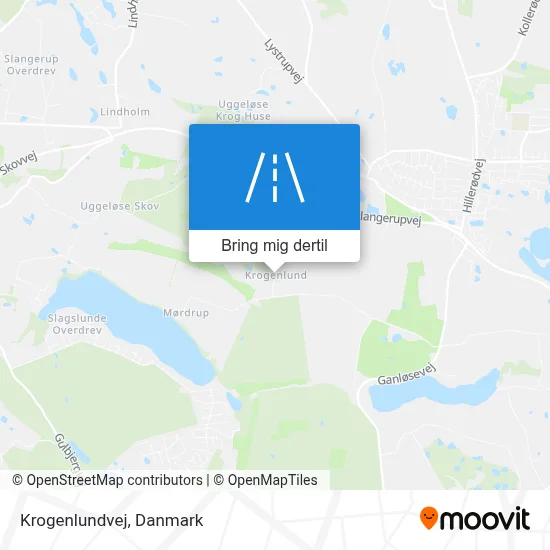 Krogenlundvej kort