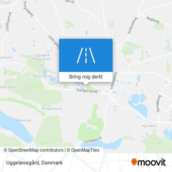 Uggeløsegård kort