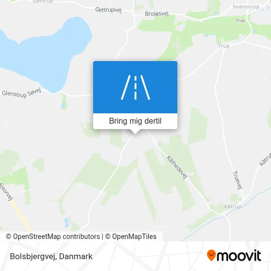 Bolsbjergvej kort
