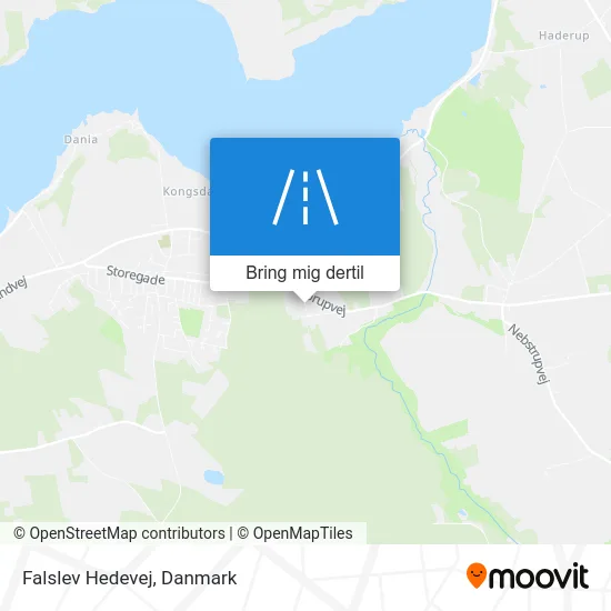 Falslev Hedevej kort