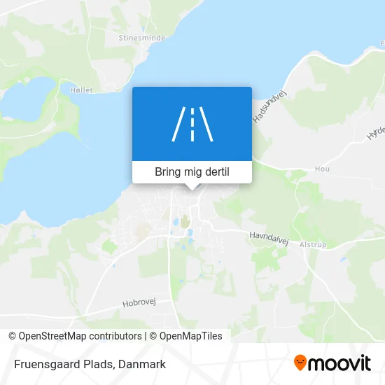 Fruensgaard Plads kort