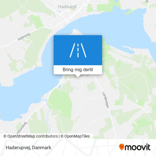 Haderupvej kort