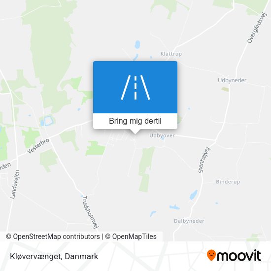 Kløvervænget kort