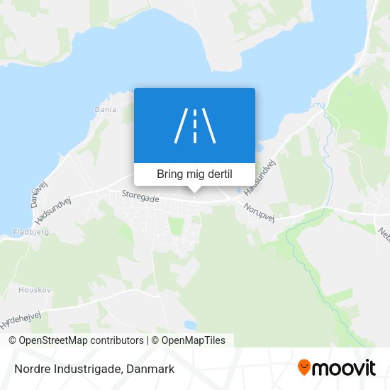 Nordre Industrigade kort