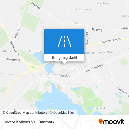 Victor Kolbyes Vej kort