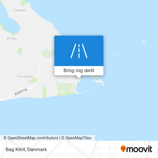 Bag Klint kort