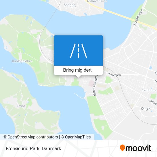 Fænøsund Park kort