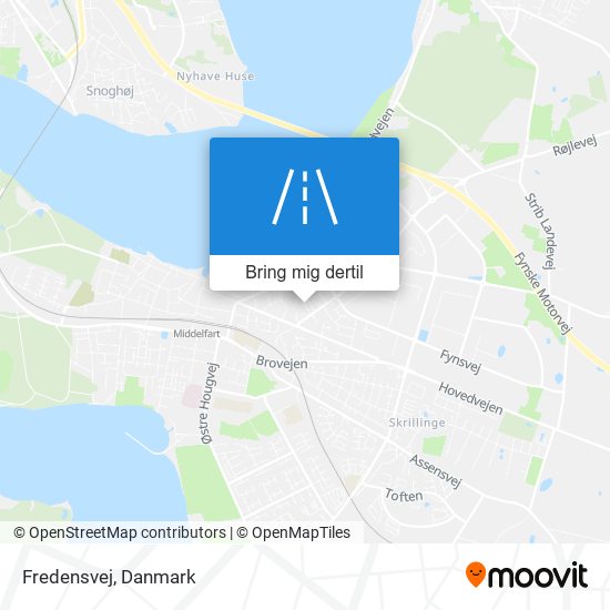 Fredensvej kort