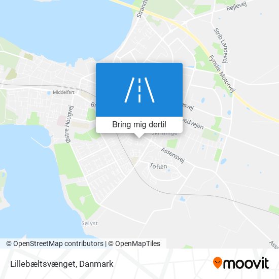 Lillebæltsvænget kort